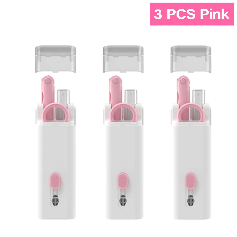 7In1 Computer Phone Cleaning Set for Laptop Keyboard Airpods Pro Ipad Phone Macbook Earbuds, Keyboard Cleaner Brush Kit