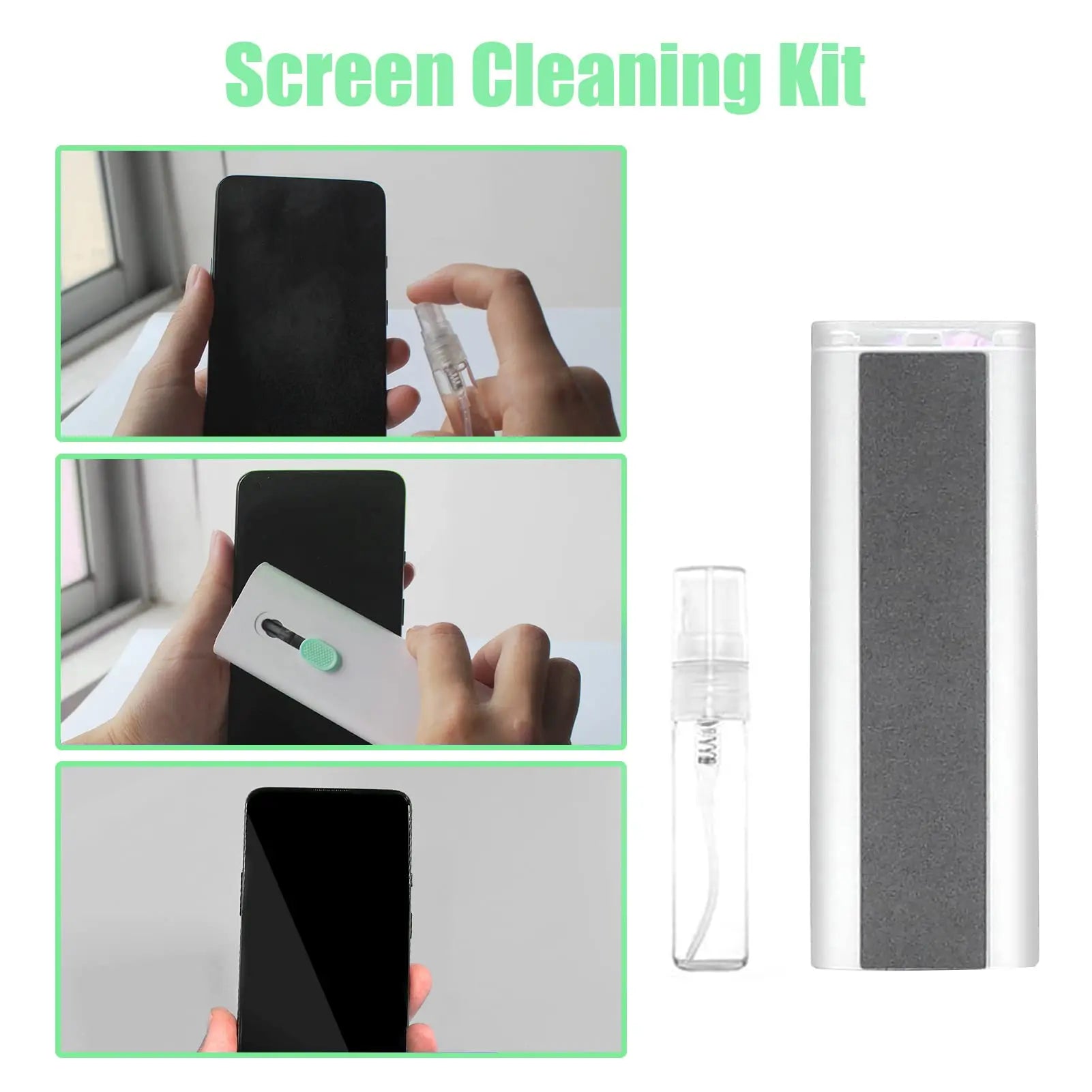 7In1 Computer Phone Cleaning Set for Laptop Keyboard Airpods Pro Ipad Phone Macbook Earbuds, Keyboard Cleaner Brush Kit