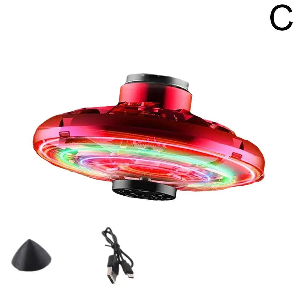 Flying Ball Toys Magic Ball Flying Spinner Flight Gyro UFO Drone Aircraft Induction Gyroscope Decompression Toy for Kids Gifts
