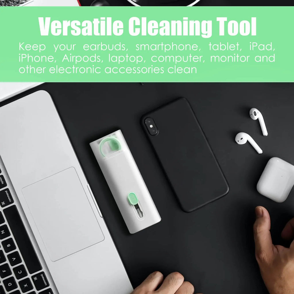 7In1 Computer Phone Cleaning Set for Laptop Keyboard Airpods Pro Ipad Phone Macbook Earbuds, Keyboard Cleaner Brush Kit