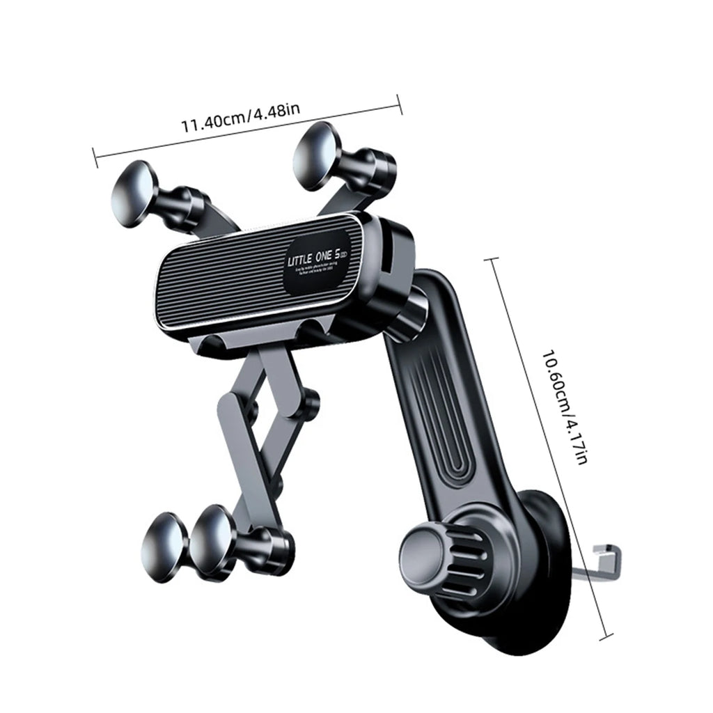 Gravity Car Phone Holder for 4.7-7 Inch Mobile Phone Car Air Vent Phone Mount Universal Shockproof GPS Clip Smartphone Stand