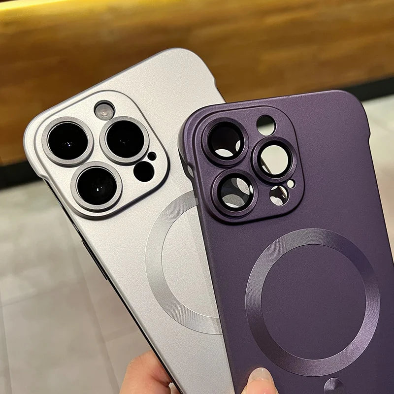 Frameless Matte PC Ultra Thin Iphone Case Magsafe