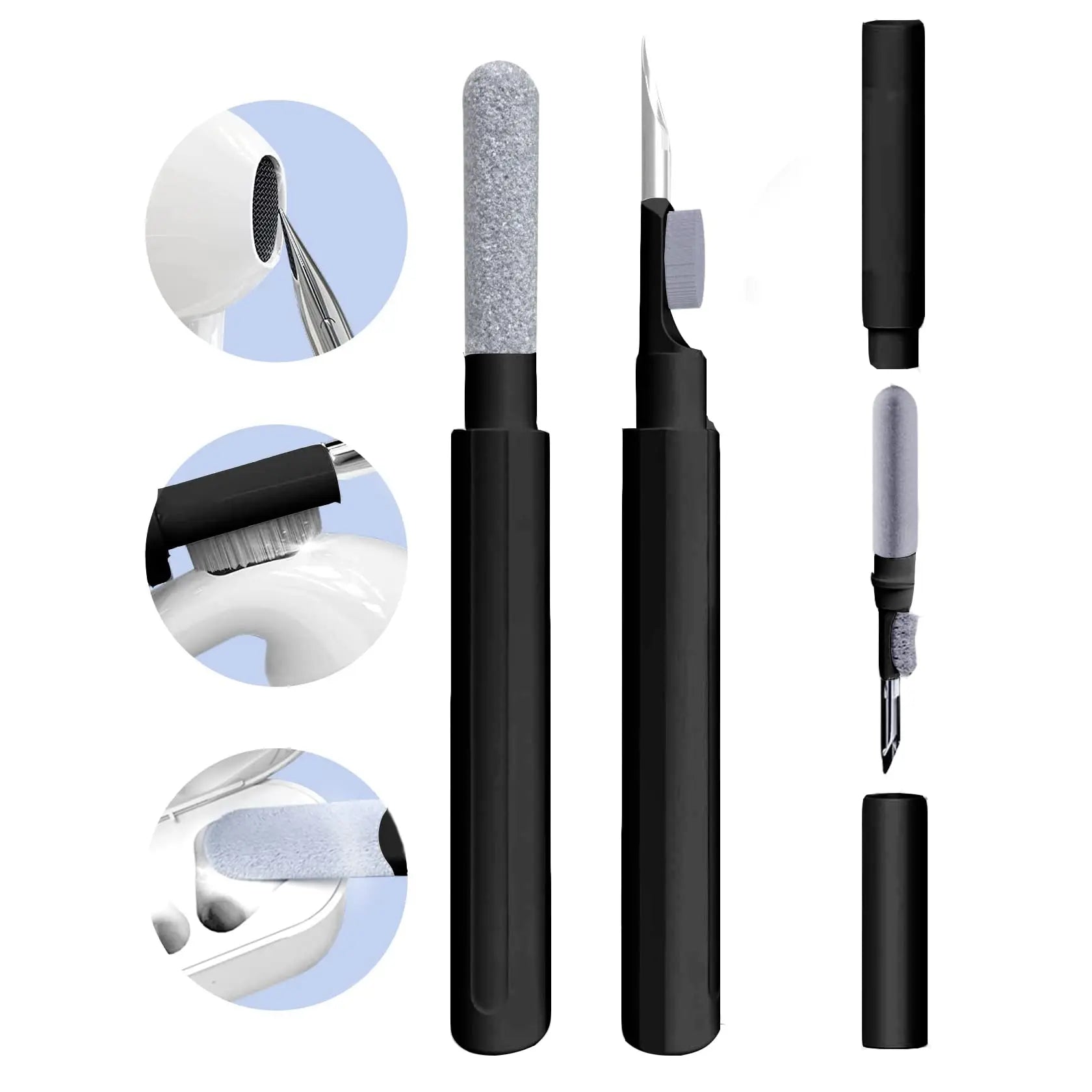 7In1 Computer Phone Cleaning Set for Laptop Keyboard Airpods Pro Ipad Phone Macbook Earbuds, Keyboard Cleaner Brush Kit