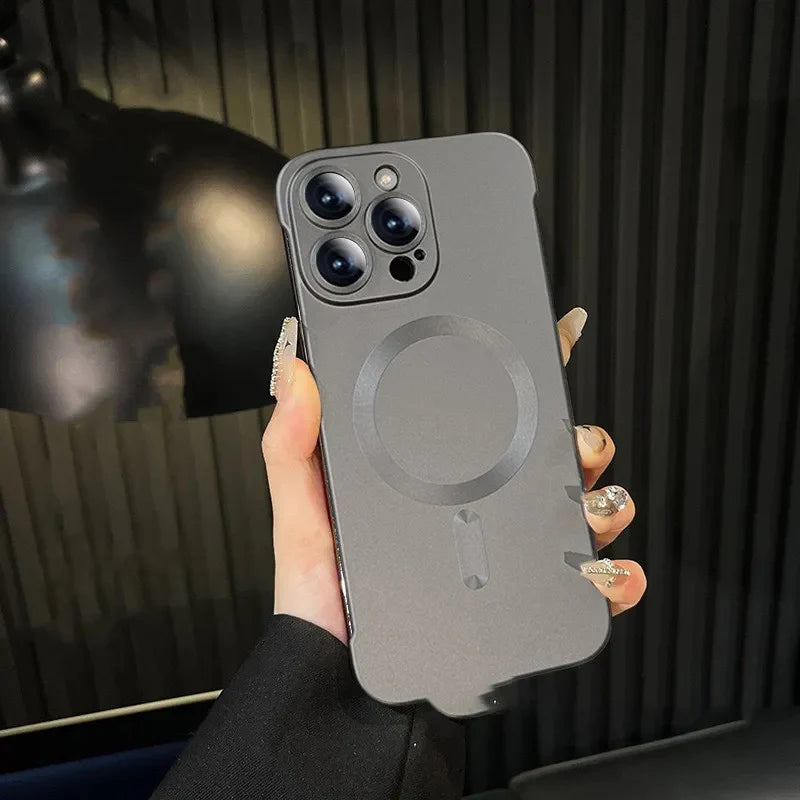Frameless Matte PC Ultra Thin Iphone Case Magsafe