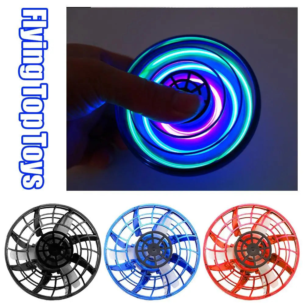 Flying Ball Toys Magic Ball Flying Spinner Flight Gyro UFO Drone Aircraft Induction Gyroscope Decompression Toy for Kids Gifts