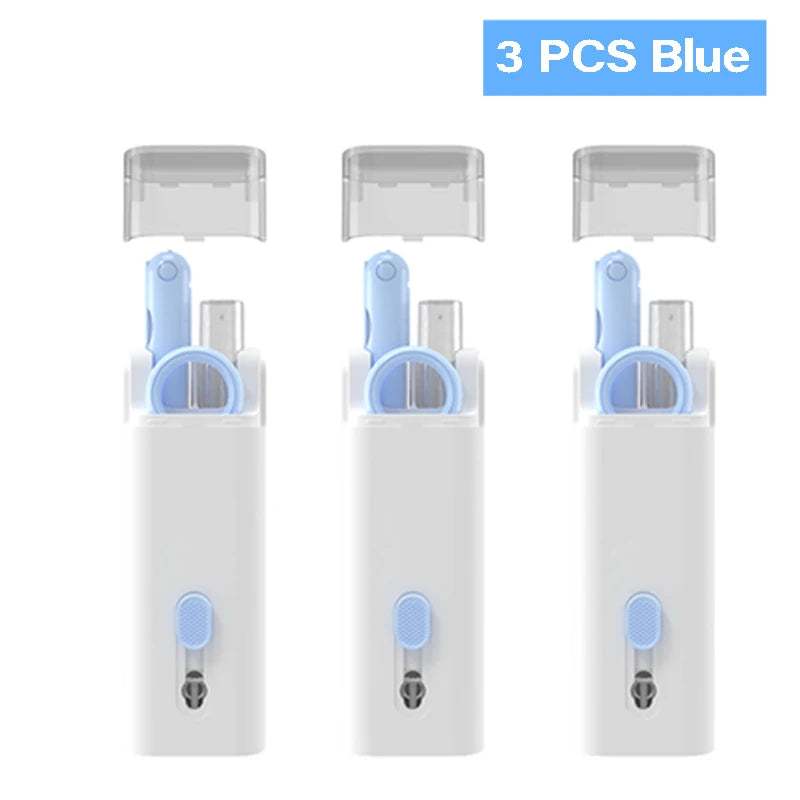7In1 Computer Phone Cleaning Set for Laptop Keyboard Airpods Pro Ipad Phone Macbook Earbuds, Keyboard Cleaner Brush Kit