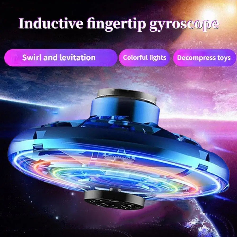 Flying Ball Toys Magic Ball Flying Spinner Flight Gyro UFO Drone Aircraft Induction Gyroscope Decompression Toy for Kids Gifts